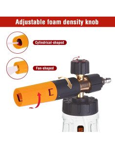 Pistola de Lavado a Presión Selkie 5000PSI con Caño de Espuma 2