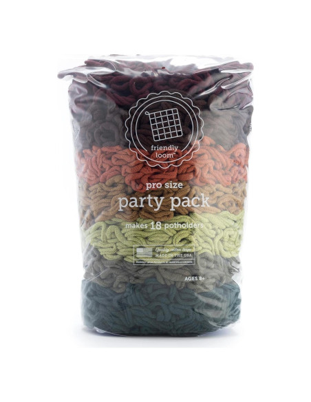 Kit de Tejido de Posavasos Friendly Loom - 18 Bucles Algodón