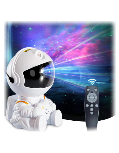 Proyector Nocturno Infantil HoneyHu - Luz Galáctica 8 Colores