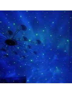 Proyector Nocturno Infantil HoneyHu - Luz Galáctica 8 Colores 2