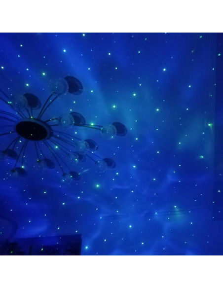 Proyector Nocturno Infantil HoneyHu - Luz Galáctica 8 Colores