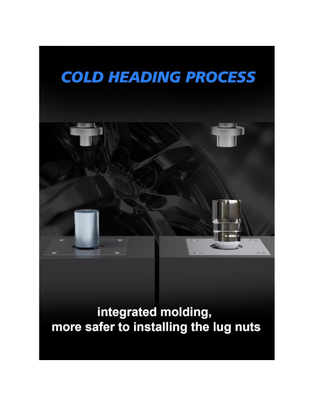 Juego de Bloqueo de Rueda TAGMORE M12x1.5 Cromado 4 Piezas