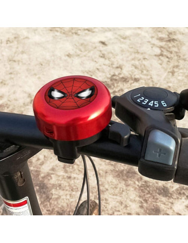Timbre de bicicleta infantil KSdeal Spiderman Aluminio 32g