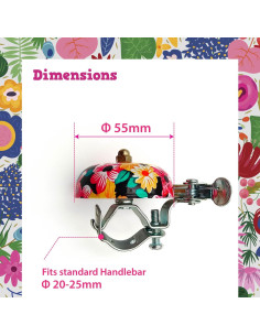 Timbre de Bicicleta ONIPAX BB-602 Clásico Fuerte 22.2-31.8mm 2