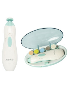 Lima de Uñas Eléctrica Jaybva para Bebés con Luz LED Verde