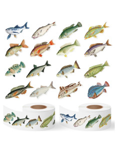 Calcomanías de Pesca Realistas CNhoqc - 1000 Piezas Impermeables
