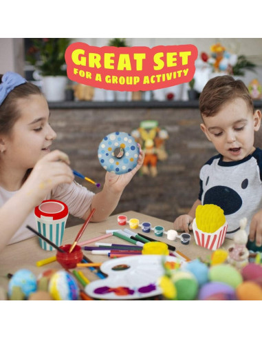 Kit de Squishies Pintables LovesTown - 6 Piezas de Comida