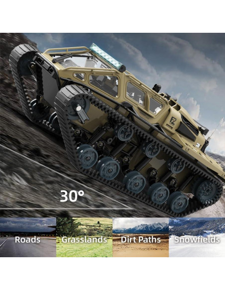 Tanque RC Crawler GUANGDONG 1:16 10KM/H 4WD Off-Road