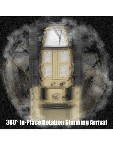 Tanque RC Crawler GUANGDONG 1:16 10KM/H 4WD Off-Road