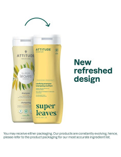 Champú Aclarador ATTITUDE 473ml Vegano con Té Blanco y Limón 2