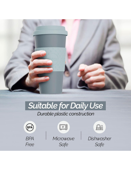 Set de 2 Tazas de Viaje Copco Acadia 0.47L Doble Pared