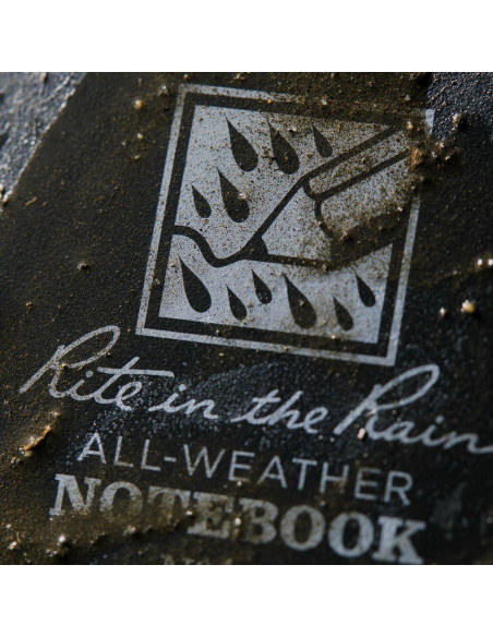 Cuaderno Espiral Impermeable Rite in the Rain 11.75x17.78cm Negro