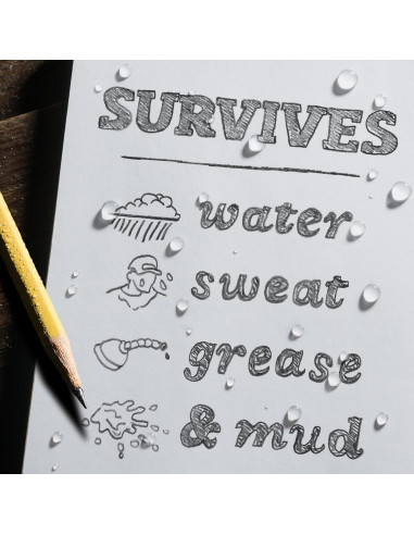 Cuaderno Espiral Impermeable Rite in the Rain 11.75x17.78cm Negro