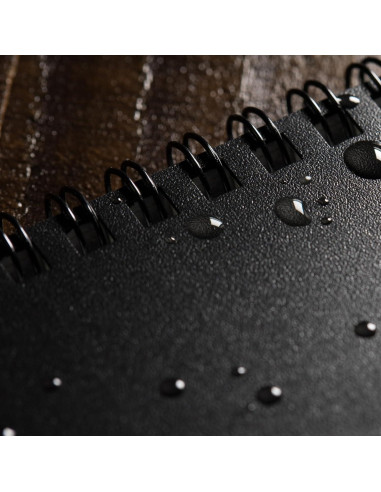 Cuaderno Espiral Impermeable Rite in the Rain 11.75x17.78cm Negro