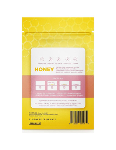 Parche de Acné Hydrocolloid Ollie Belle con Miel 48 Puntos