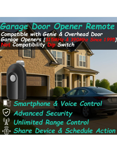 Control Remoto Inteligente WiFi Datonten para Garaje 1PACK