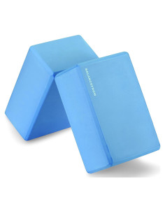 Juego de 2 Bloques de Yoga Fitvids GoYoga 22.86x15.24x10.16 cm