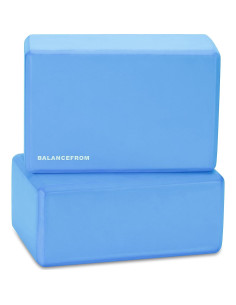 Juego de 2 Bloques de Yoga Fitvids GoYoga 22.86x15.24x10.16 cm 2