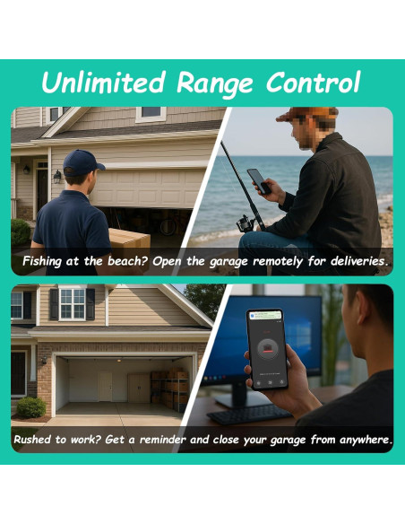 Control Remoto Inteligente WiFi Datonten para Garaje 1PACK