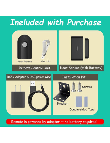 Control Remoto Inteligente WiFi Datonten para Garaje 1PACK