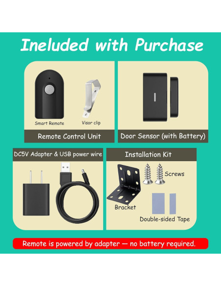 Control Remoto Inteligente WiFi Datonten para Garaje 1PACK