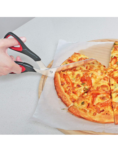 Tijeras para Pizza Asdirne 26.7 cm Mango Ergonómico Acero Inoxidable