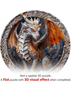 Rompecabezas de Madera 3D Dragón de Cueva NABYSHOP 100 Piezas 2