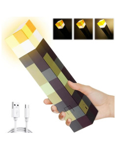 Antorcha de Pared Iluminada Yckeogln - Luz LED Recargable USB 2