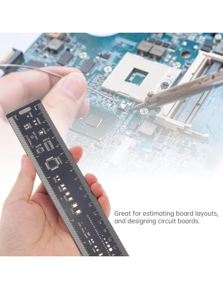 Regla Multifuncional de PCB 4PCS 15-30cm Smgda Fibra de Vidrio