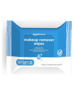 Toallitas Desmaquillantes Amazon Basics Sin Fragancia 25 Unidades