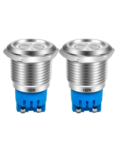 2 Piezas Luz de Alarma LED Roja Intermitente 12V Gebildet