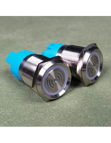 2 Piezas Luz de Alarma LED Roja Intermitente 12V Gebildet