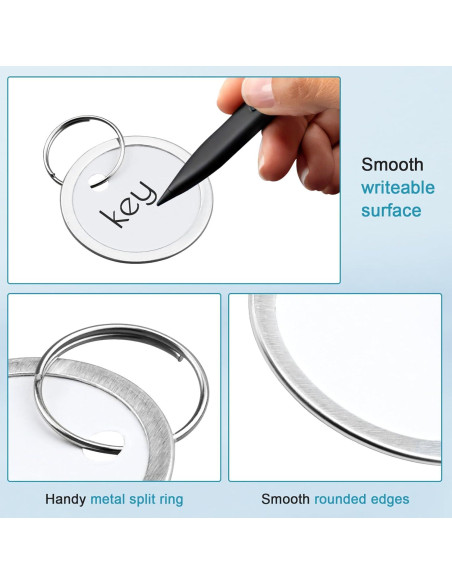 Etiquetas de Llave Koorito 60 Piezas Redondas 3.1 cm