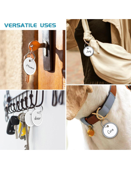 Etiquetas de Llave Koorito 60 Piezas Redondas 3.1 cm