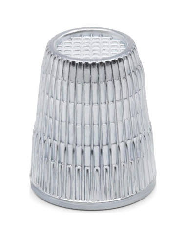 Dedal Dritz Slip Stop Extra Grande Plata para Costura