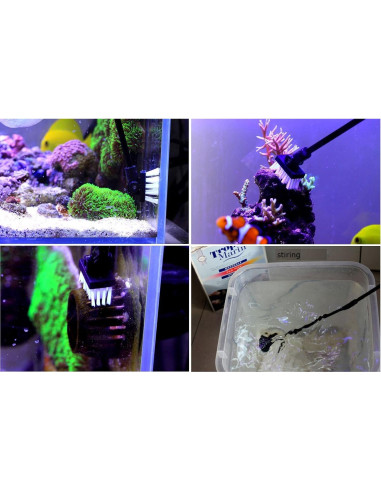 Limpiador de Acuario QANVEE 66 cm con 10 Cuchillas Inoxidable