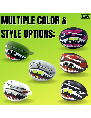 Guardia Bucal Loudmouth Tigre Volador para Fútbol Adultos y Jóvenes
