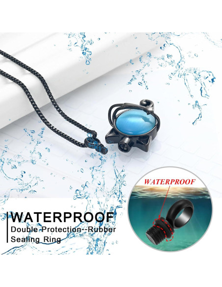 Collar de cremación XSMZB de piedra lunar para cenizas