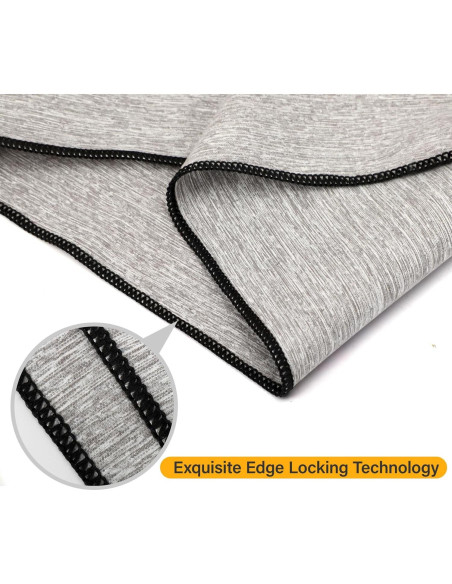 Paquete de 3 Toallas de Gimnasio NUOYEE Microfibra 78.7x39.4cm