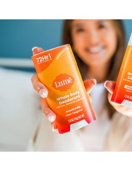 Desodorante y Jabón Corporal Lume 74g + Jabón Milled 142g - Mandarina