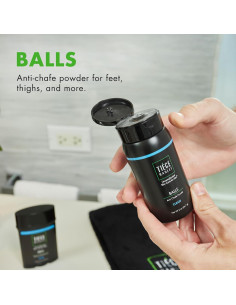 Polvo Antichoque Tiege Hanley para Hombres - 2 x 28.3g Eucalipto y Menta 2