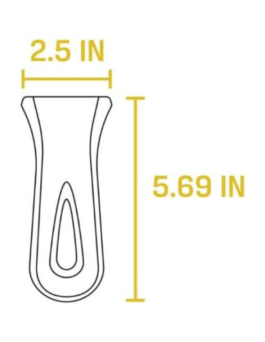 Soporte de Mango Caliente de Silicona Lodge - Océano