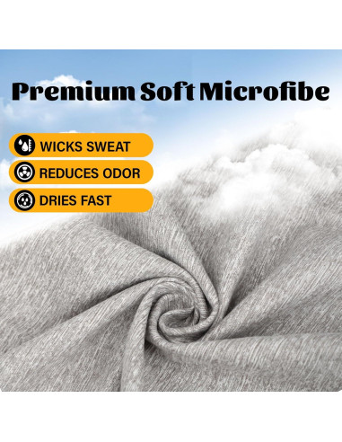 Paquete de 3 Toallas de Gimnasio NUOYEE Microfibra 78.7x39.4cm