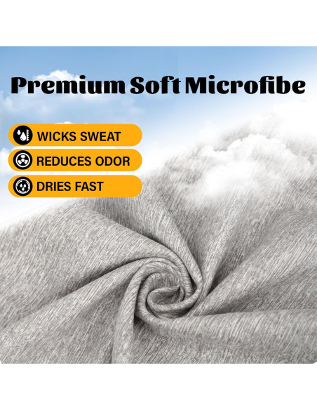 Paquete de 3 Toallas de Gimnasio NUOYEE Microfibra 78.7x39.4cm