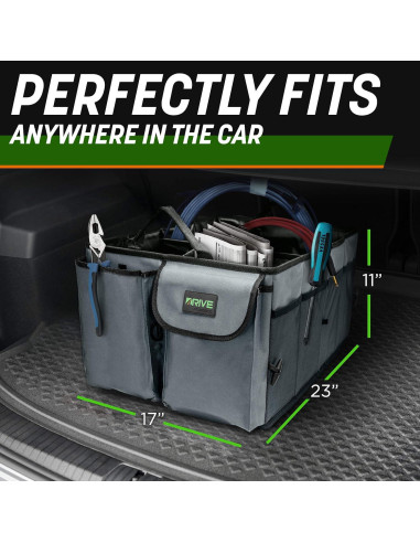 Organizador de Maletero DRIVE Auto Plegable Negro 942L