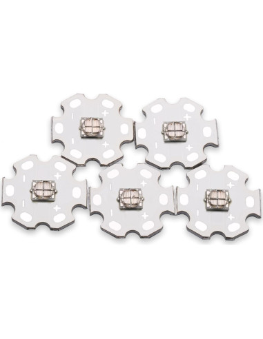 5 Piezas Luz Negra LED UV 12W 365-370nm LEDGUHON