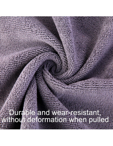 Juego de Toallas de Microfibra Wmiyafff 3 Piezas Secado Rápido