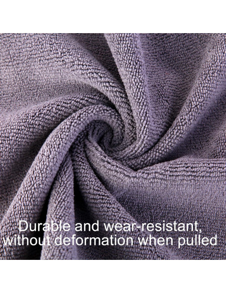 Juego de Toallas de Microfibra Wmiyafff 3 Piezas Secado Rápido