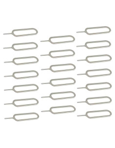 Herramienta Eyectora de SIM eTECH - 20 Piezas para iPhone/Samsung