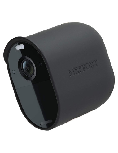 Funda de silicona Meffort Inc para cámara Arlo Essential - Negro